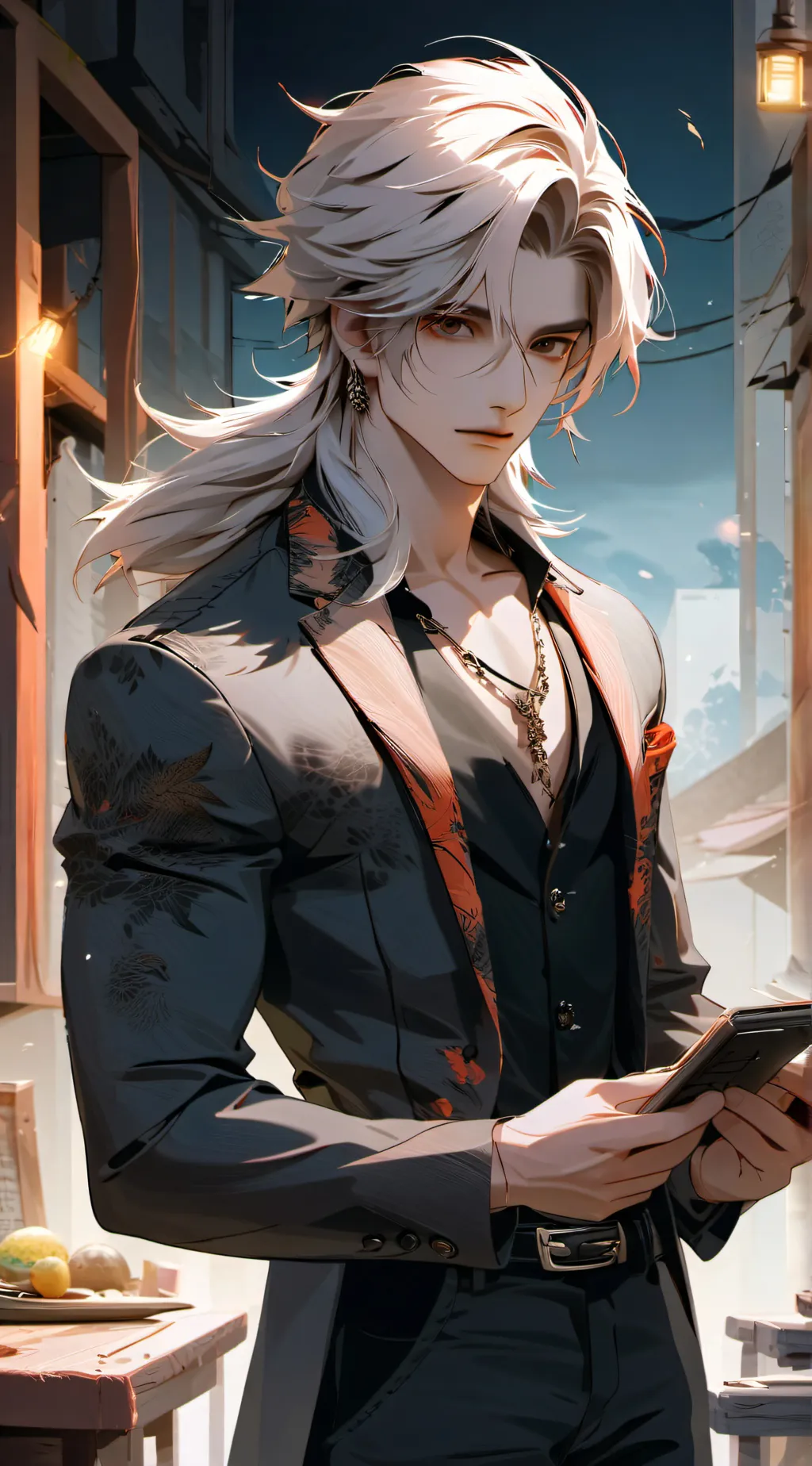 ai character: Alexander  background