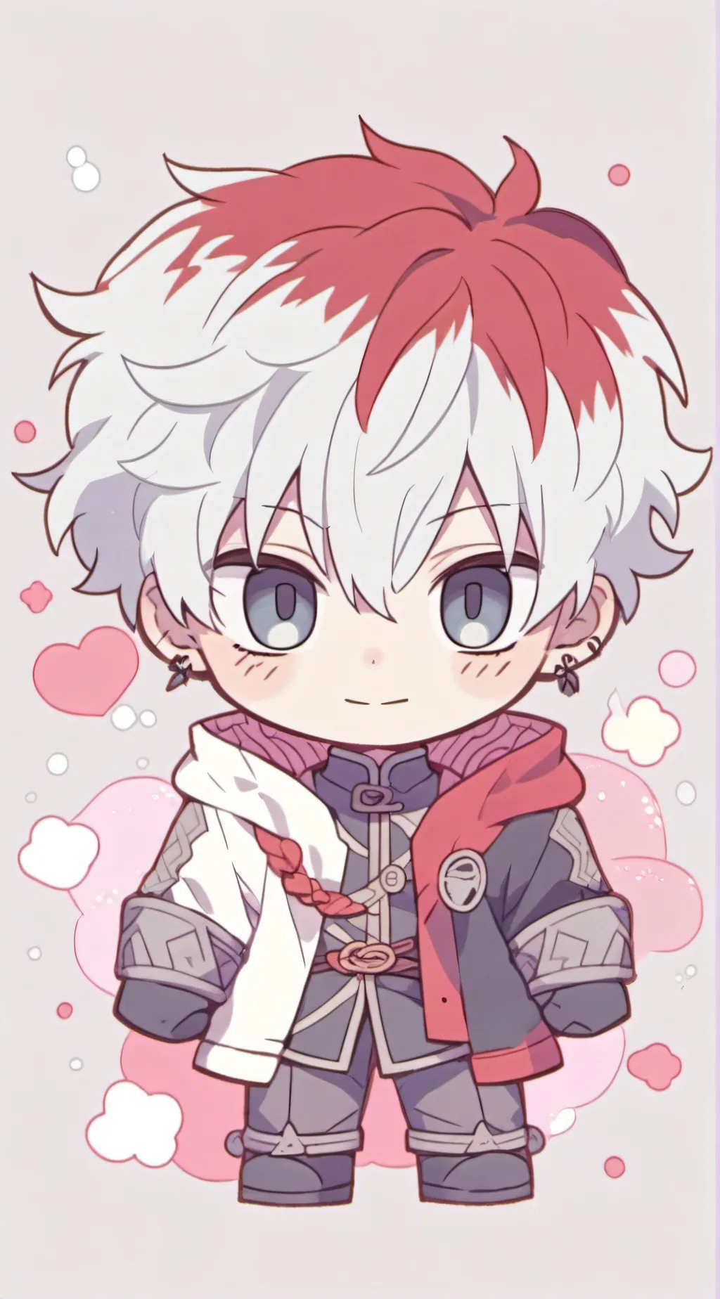 ai character: Shoto Todoroki background