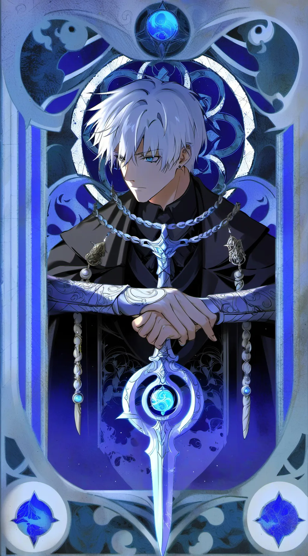 ai character: 五条悟 background
