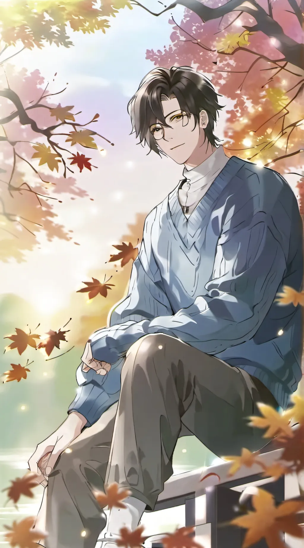 ai character: Ron/Shy background