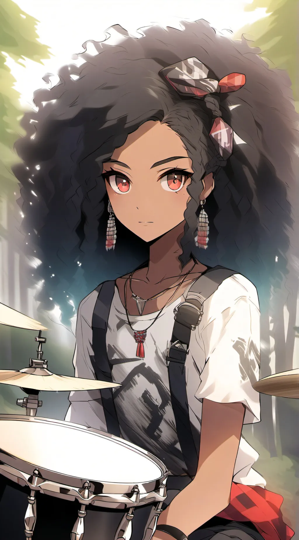 ai character: Ruby king background
