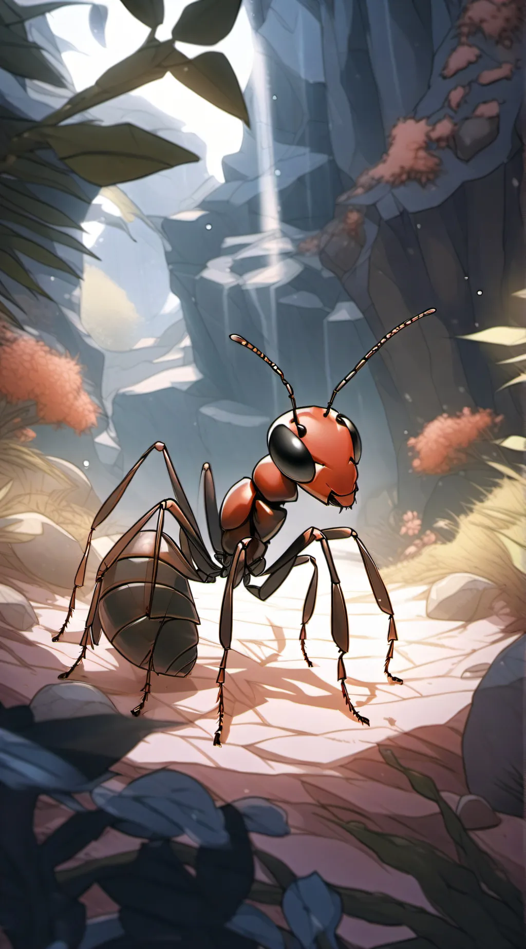 ai character: Ant colony  background