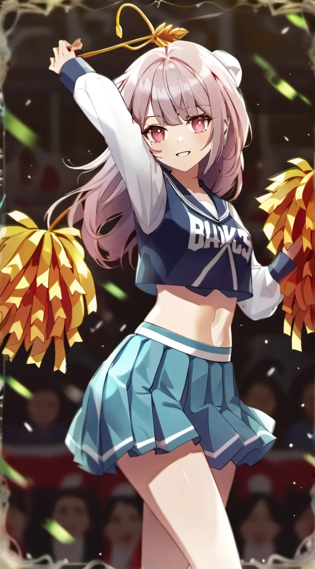 ai character: Violet  background