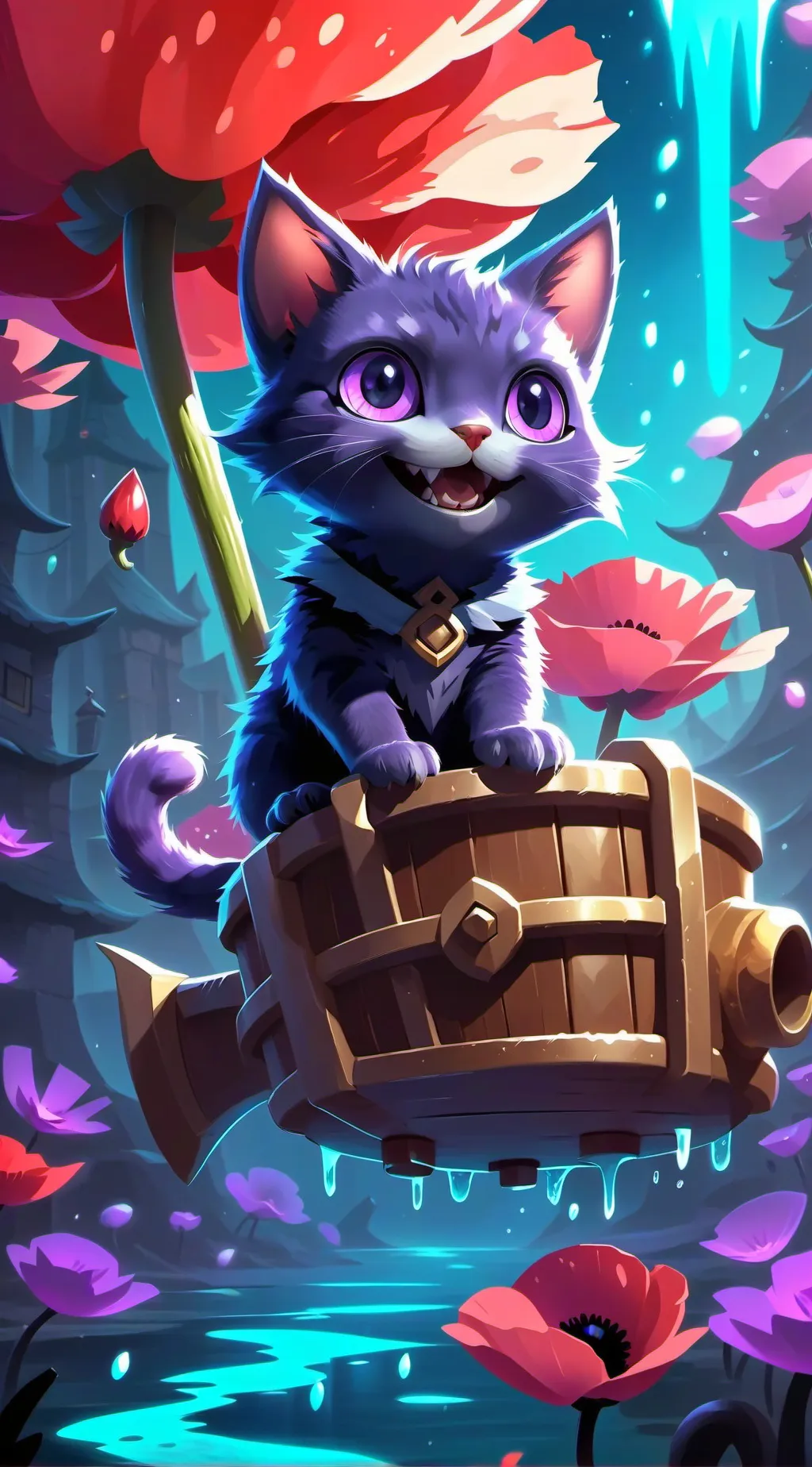 ai character: Catnap background