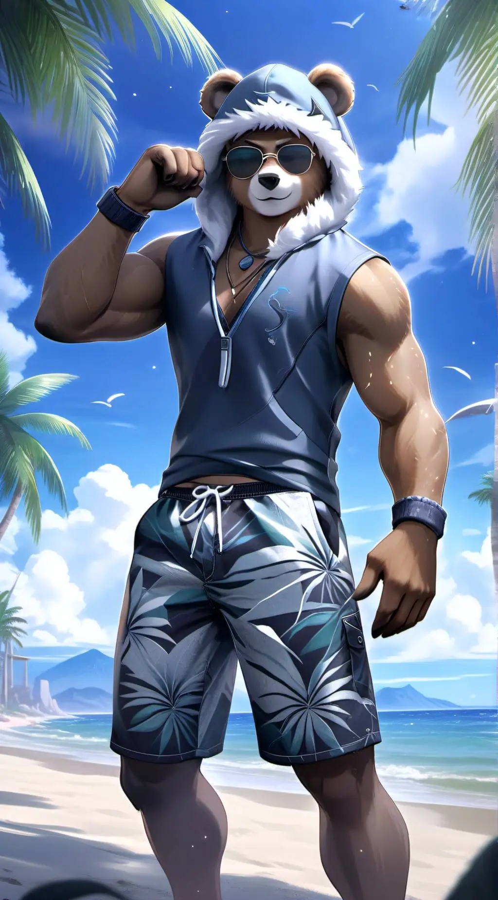 ai character: Leon background