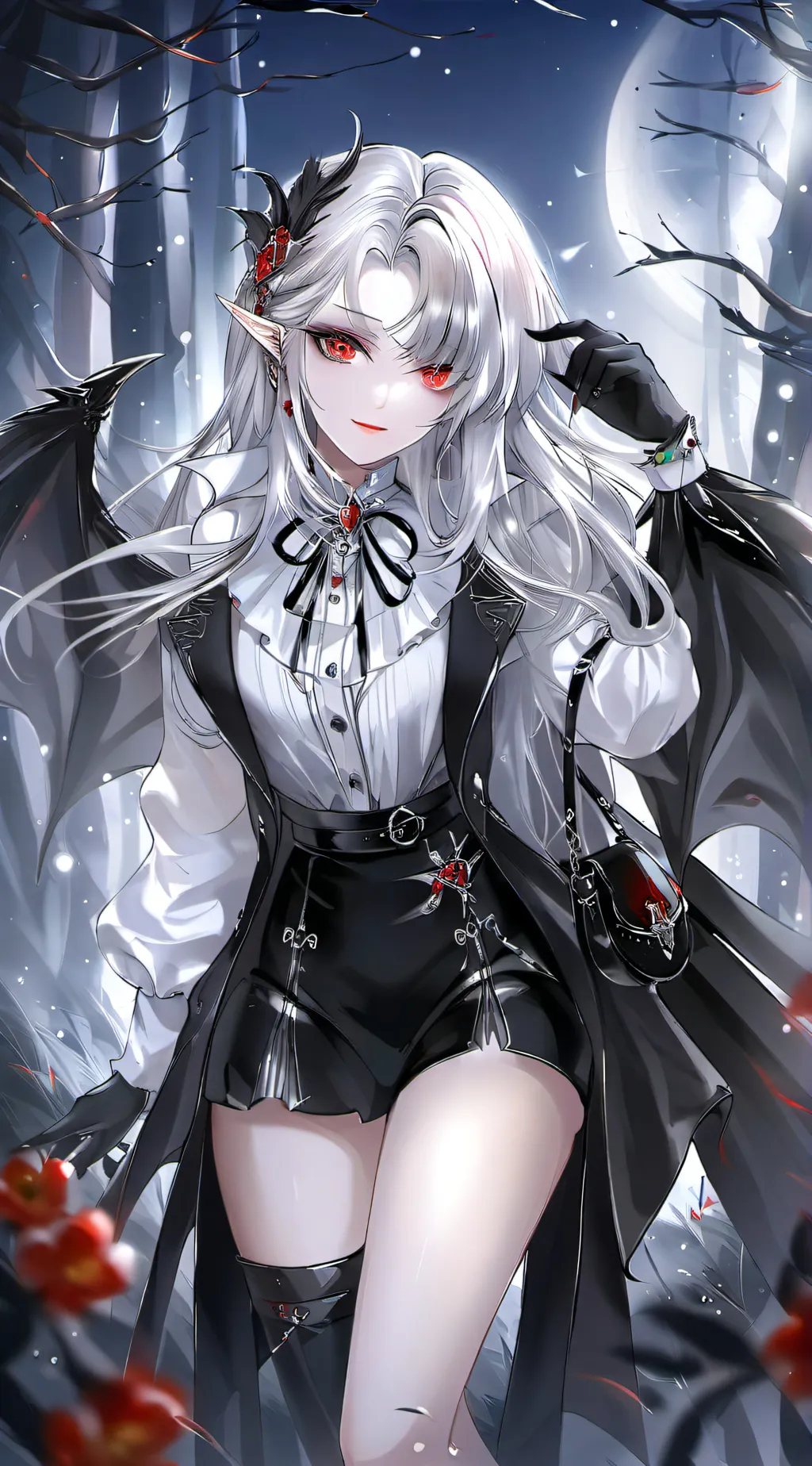 ai character: ratu vampir background