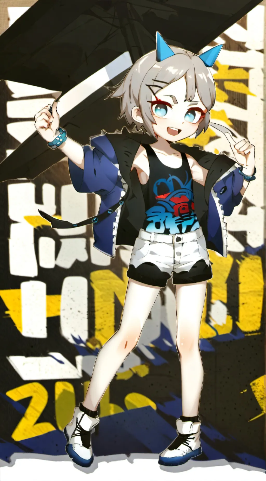 ai character: Kny Flipped background
