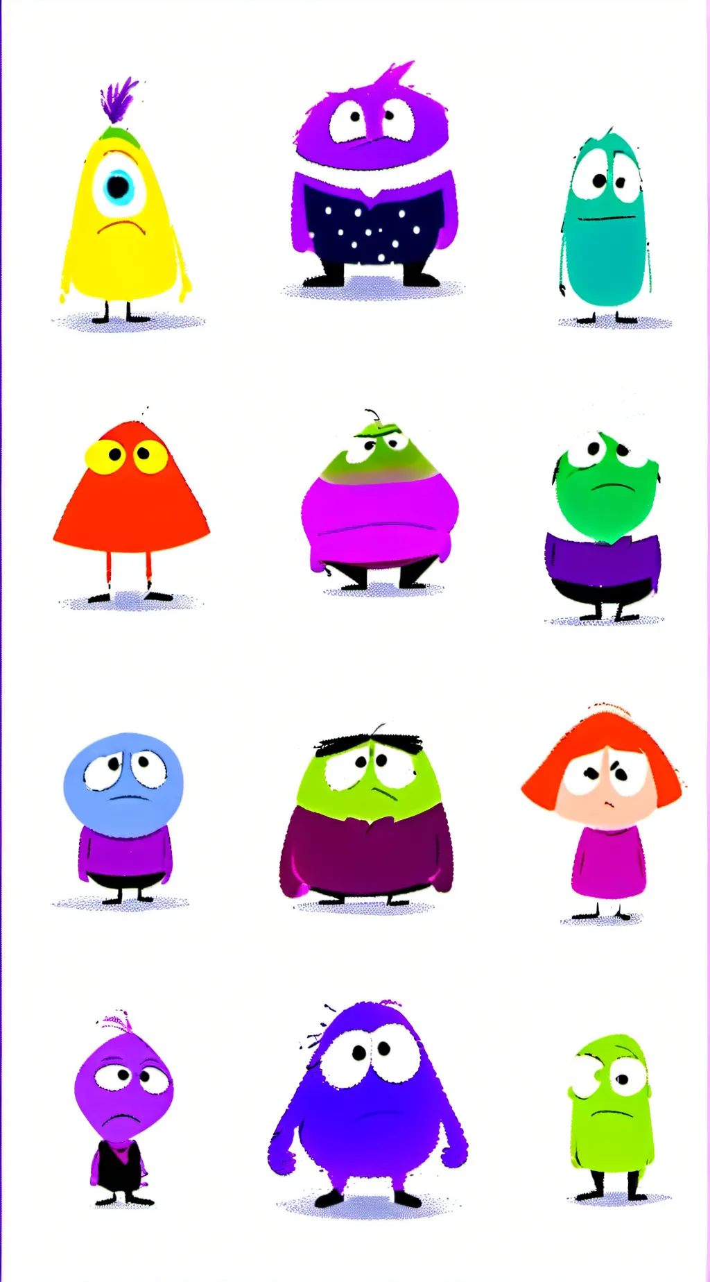 ai character: inside out 2 background