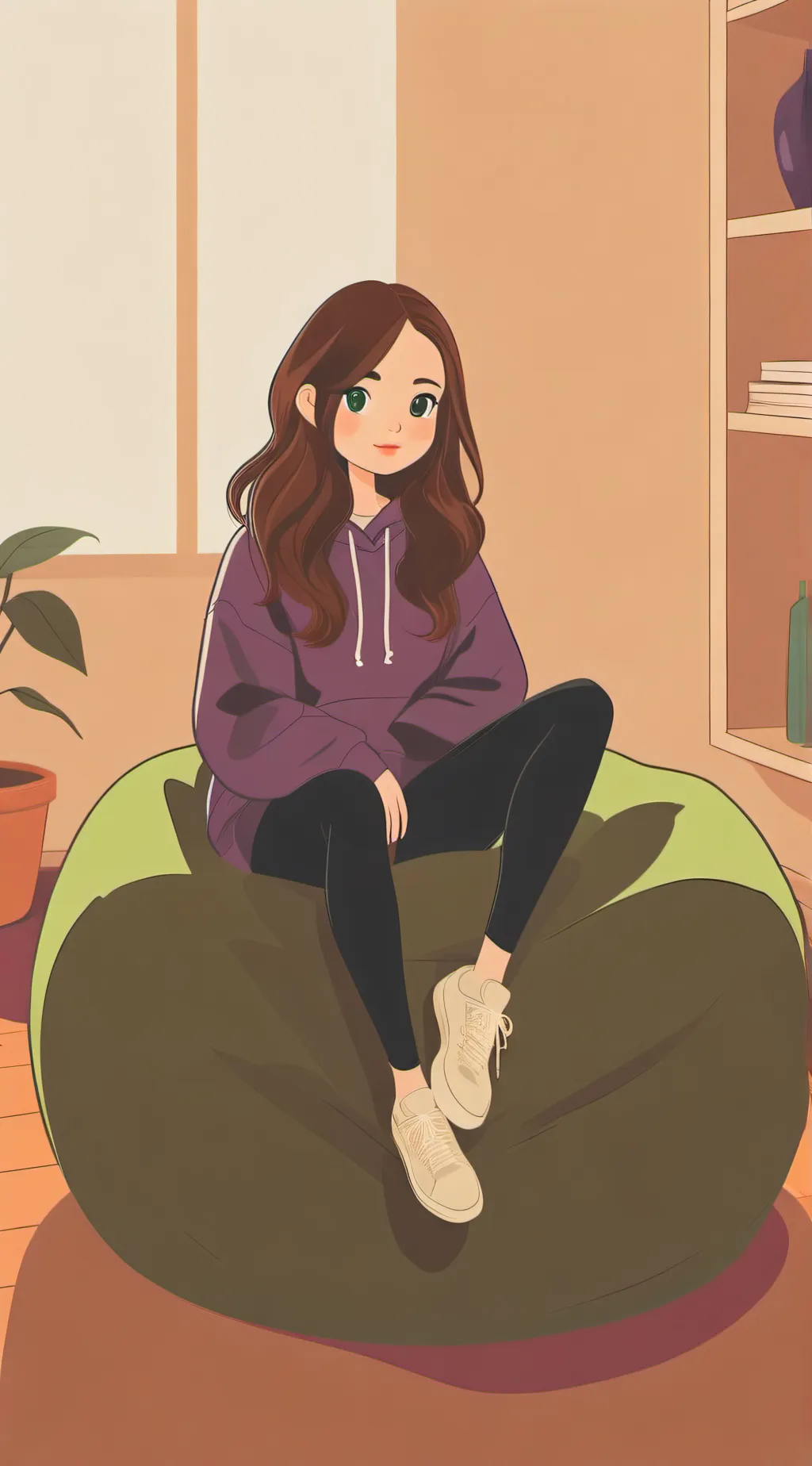 ai character: Charlotte  background