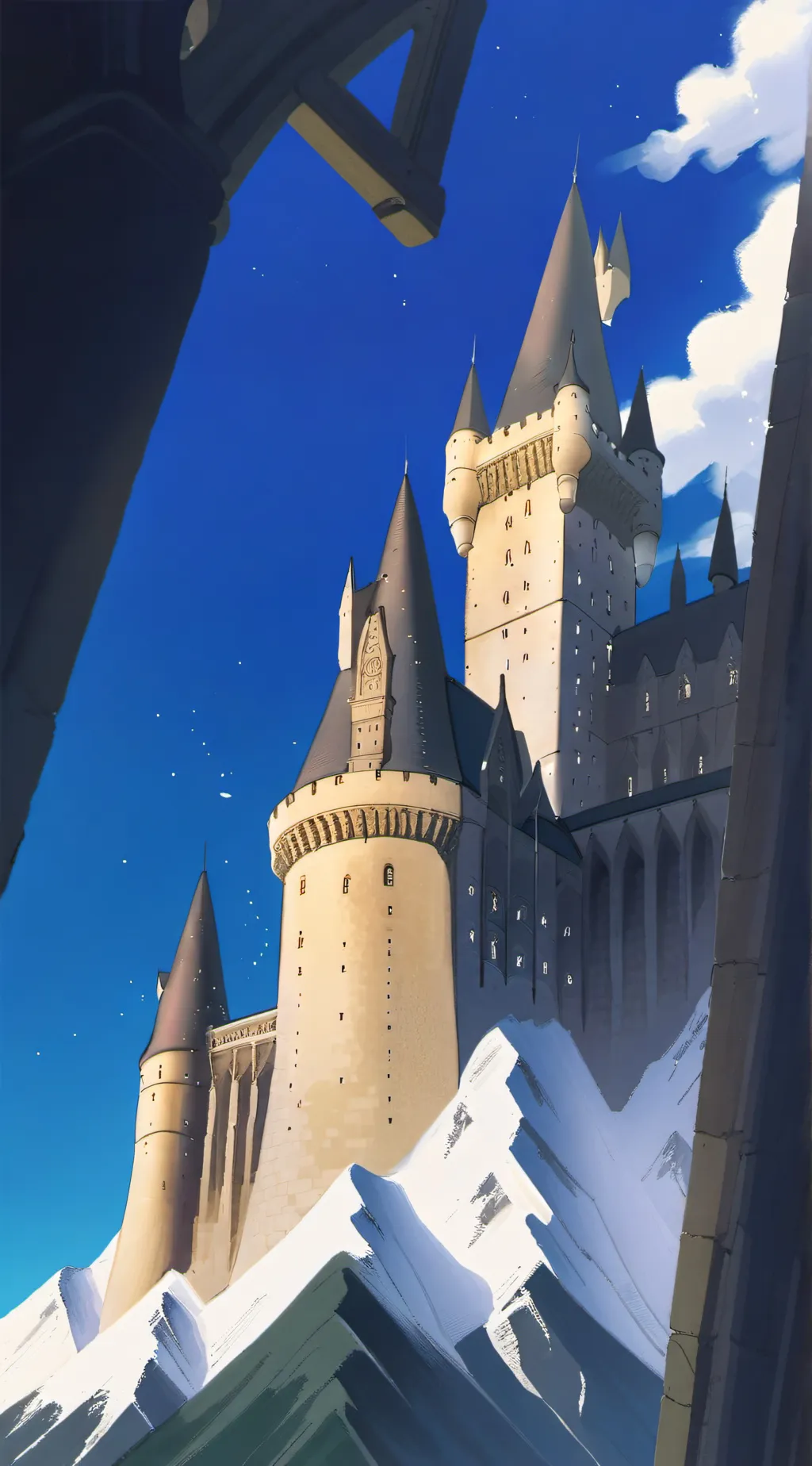 ai character: The deathly hallow background