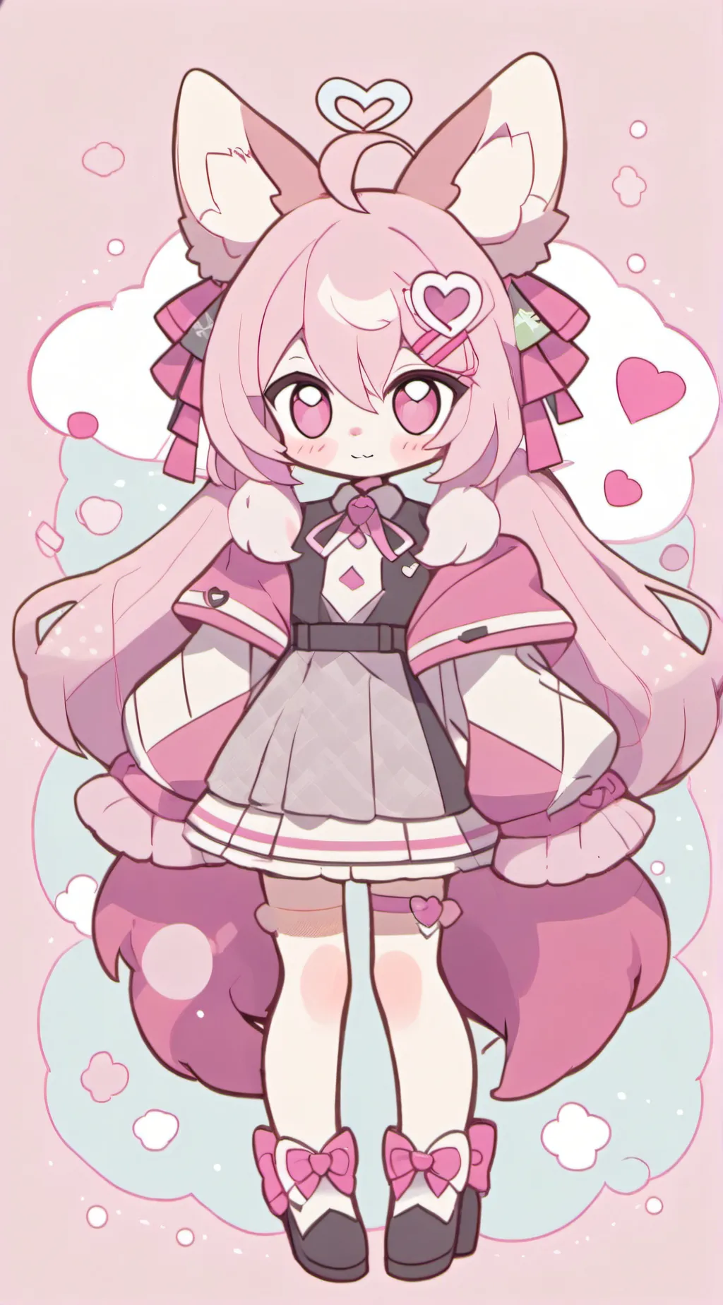 ai character: Pinky background