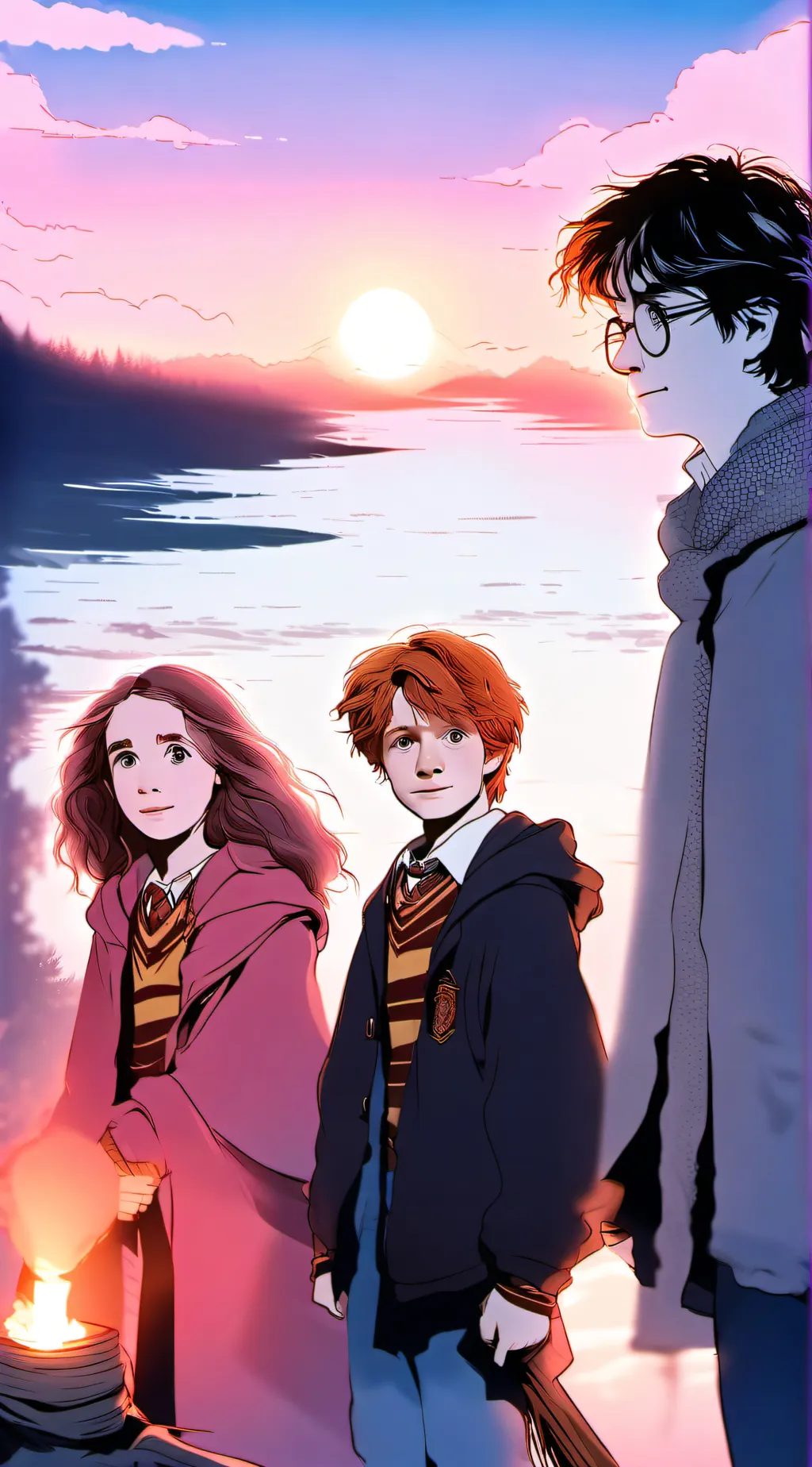 ai character: the golden trio background