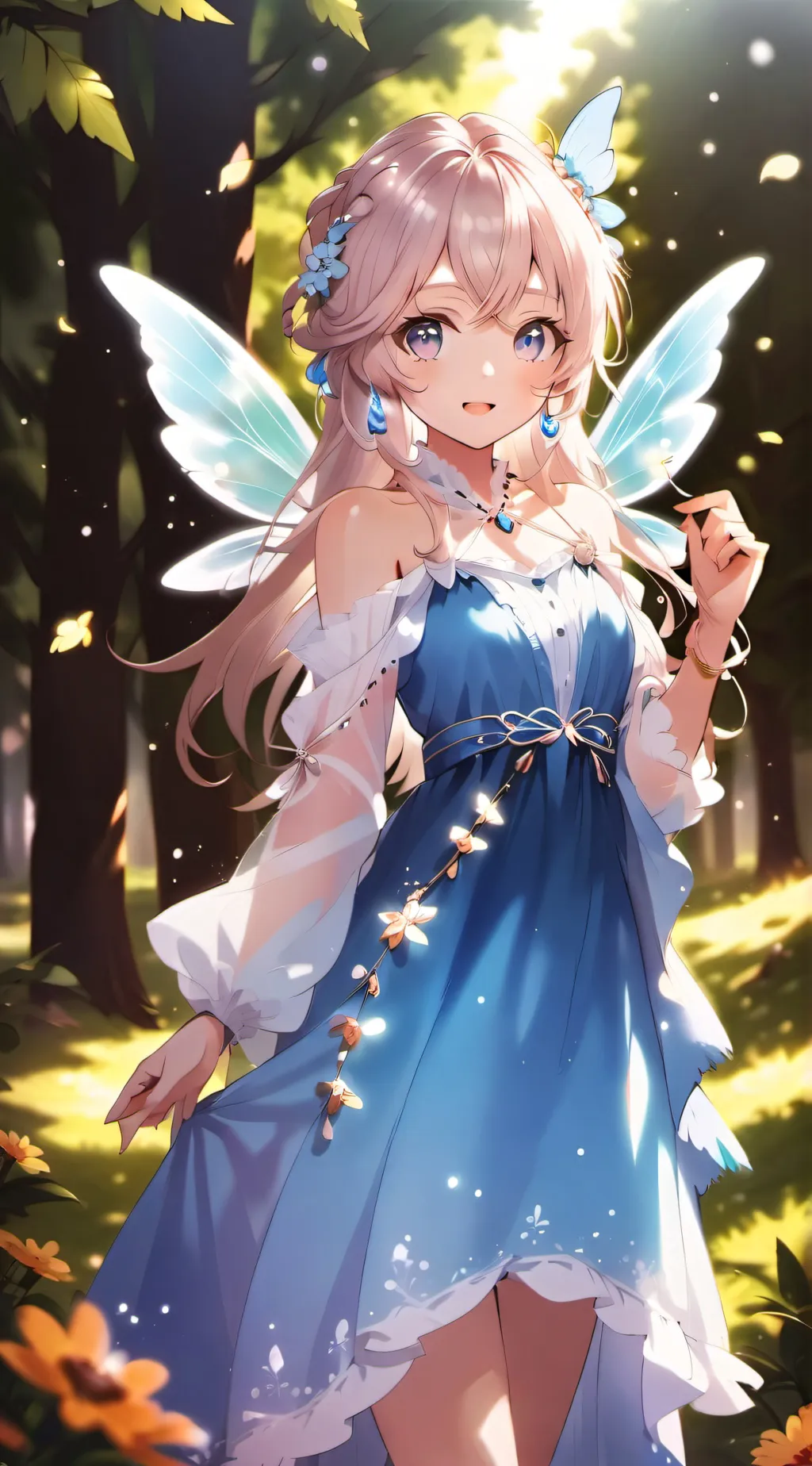 ai character: Bluebell  background