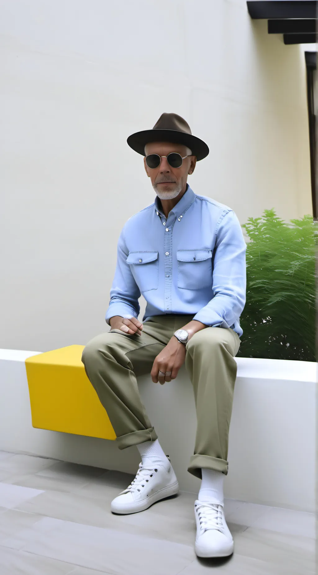 ai character: Papa background