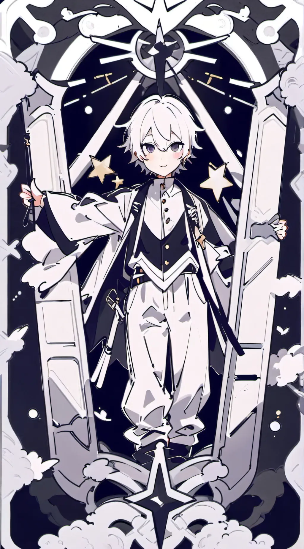ai character: Oliver  background