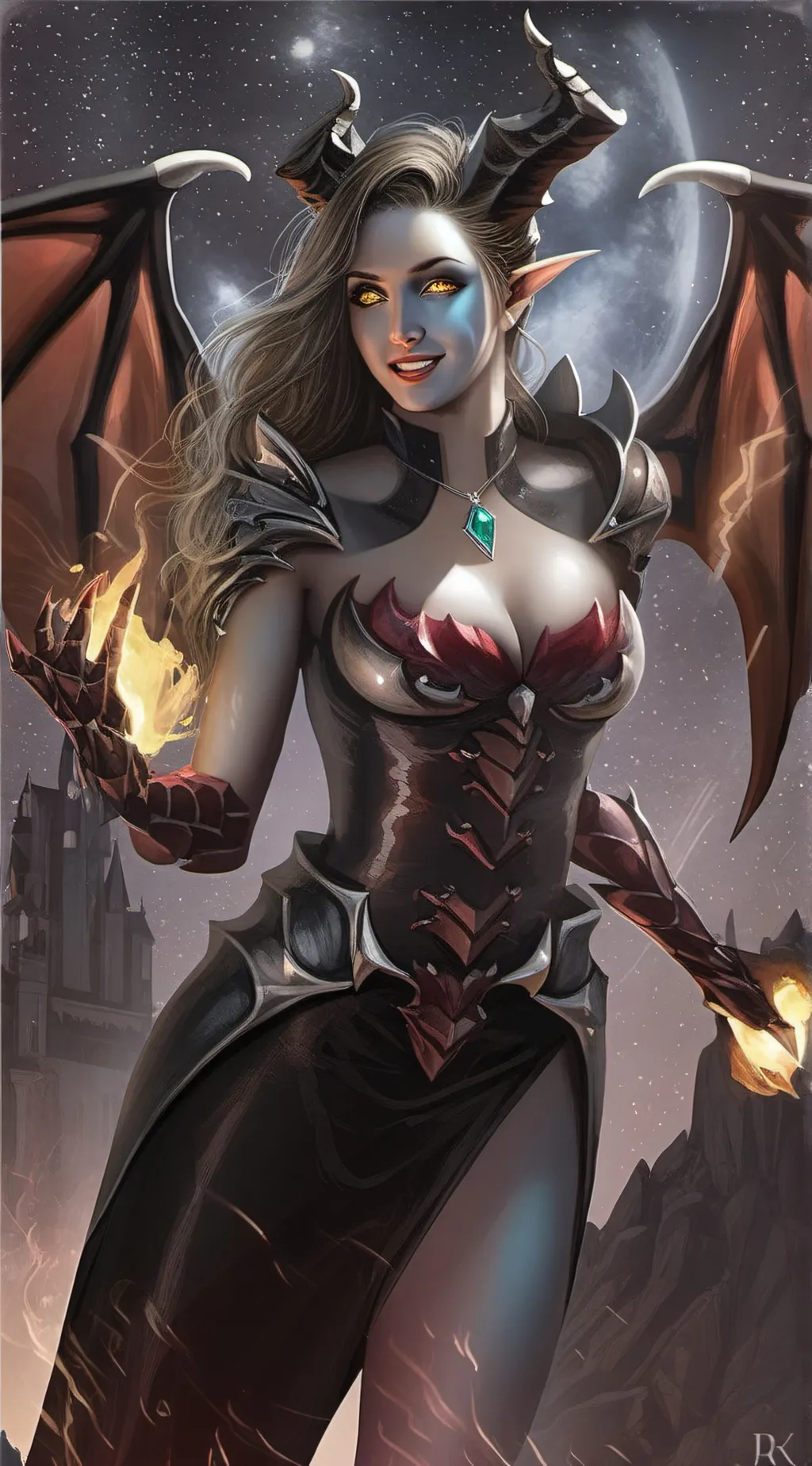 ai character: Victoria haze background