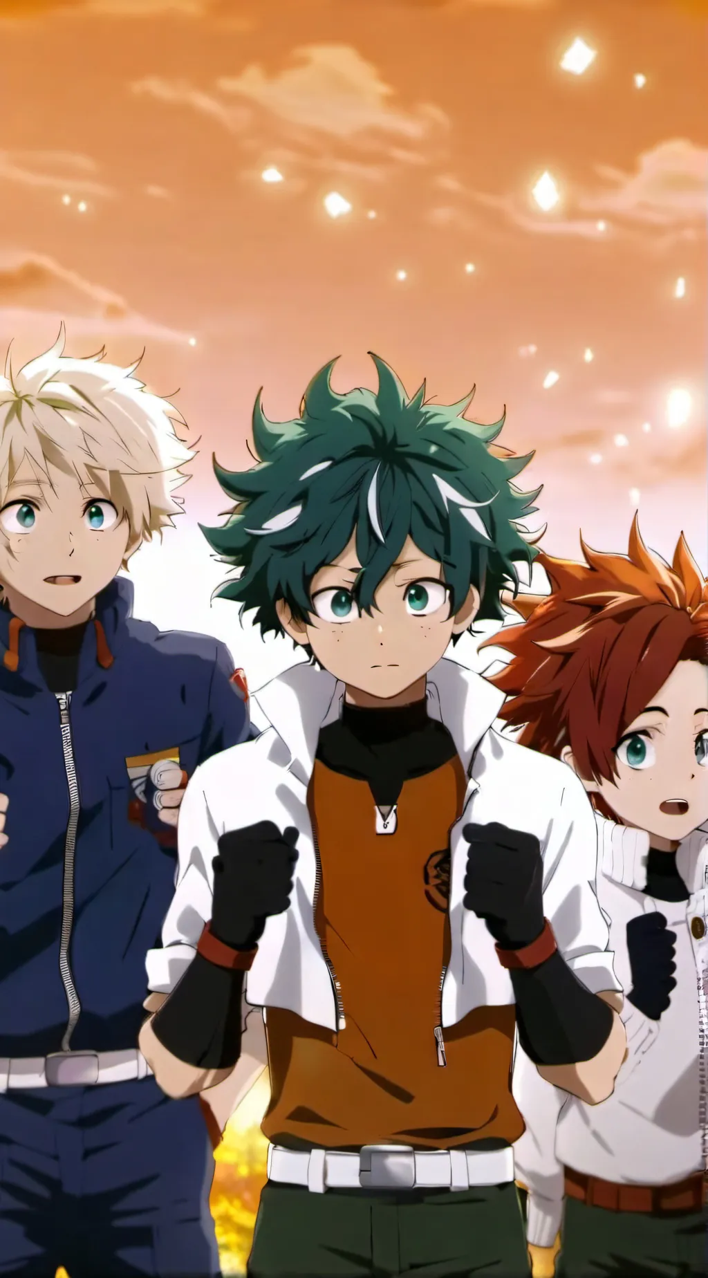 ai character: Mha école  background
