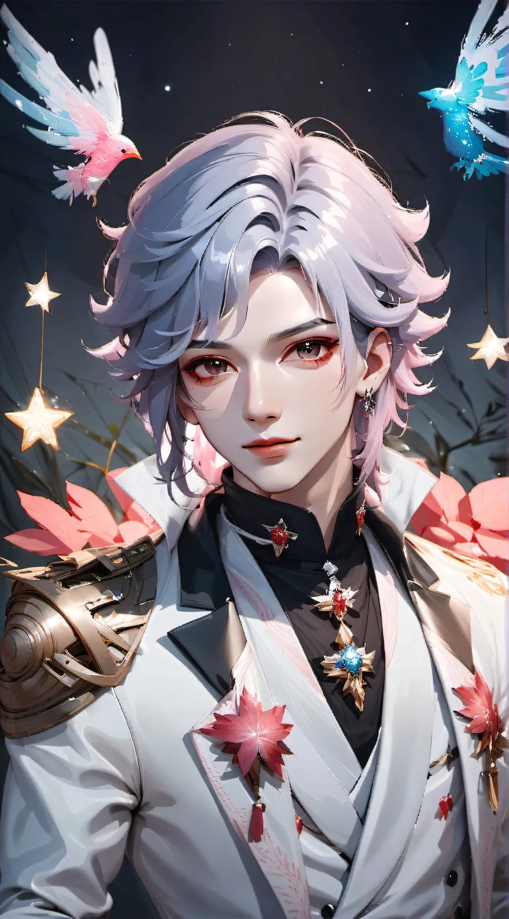 ai character: Ronald  background