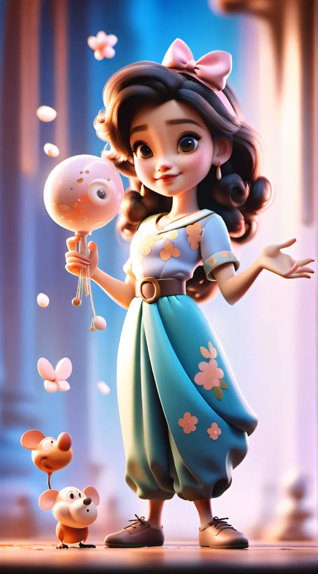 ai character: Maya background