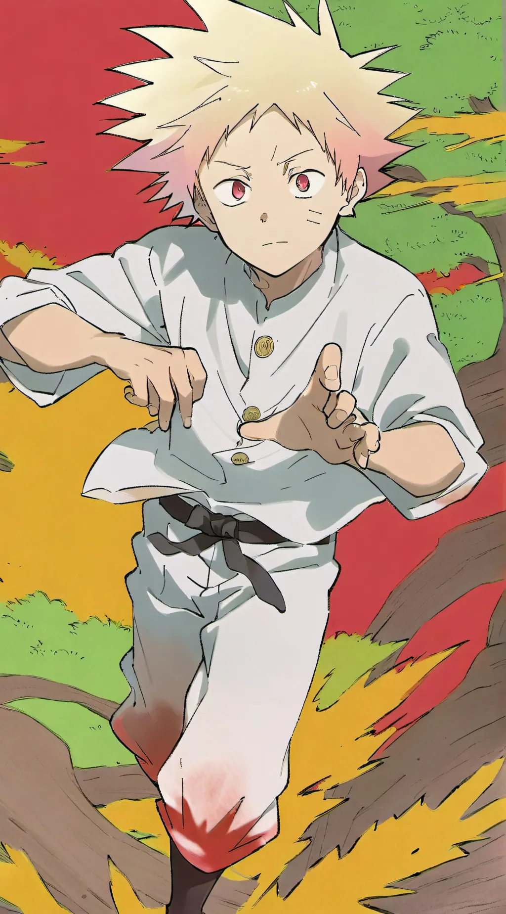 ai character: Bakugo  background