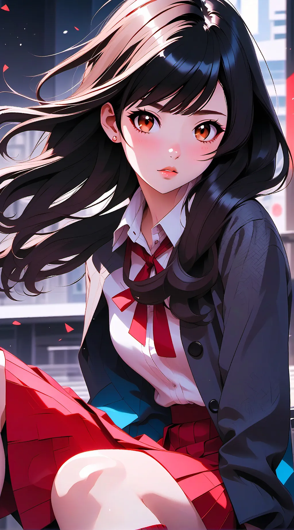 ai character: Mia  background