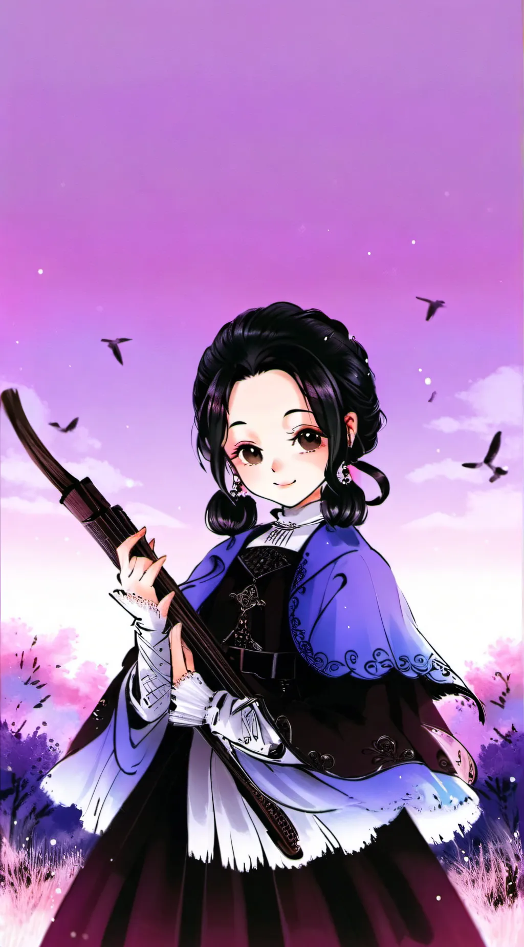 ai character: Shinobu kocho background