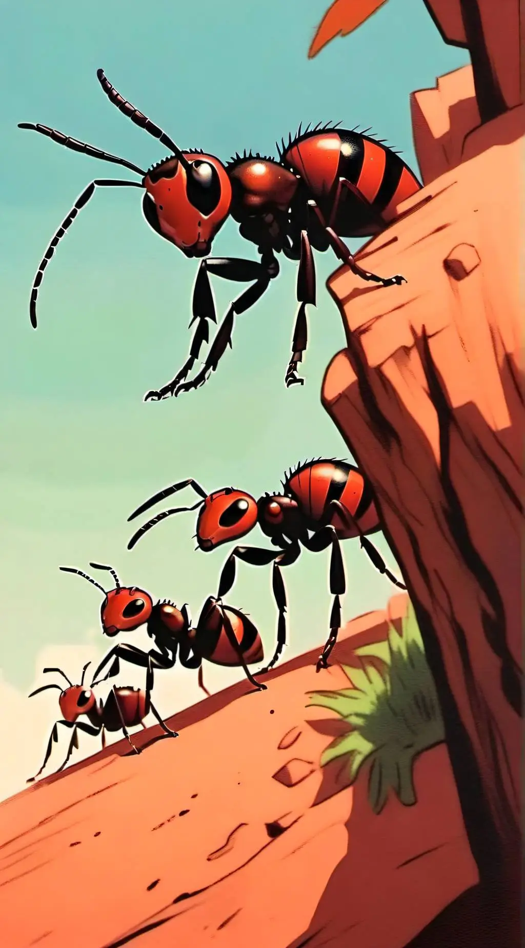 ai character: {~•Ant Life•~} background