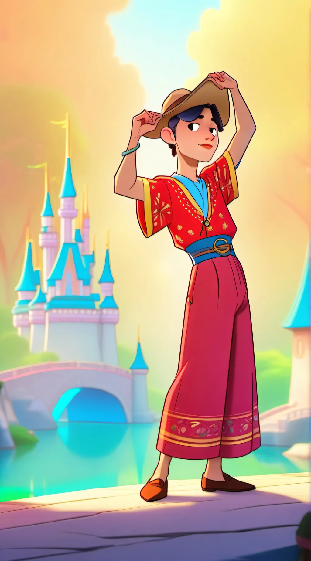 ai character: Wrong answers background