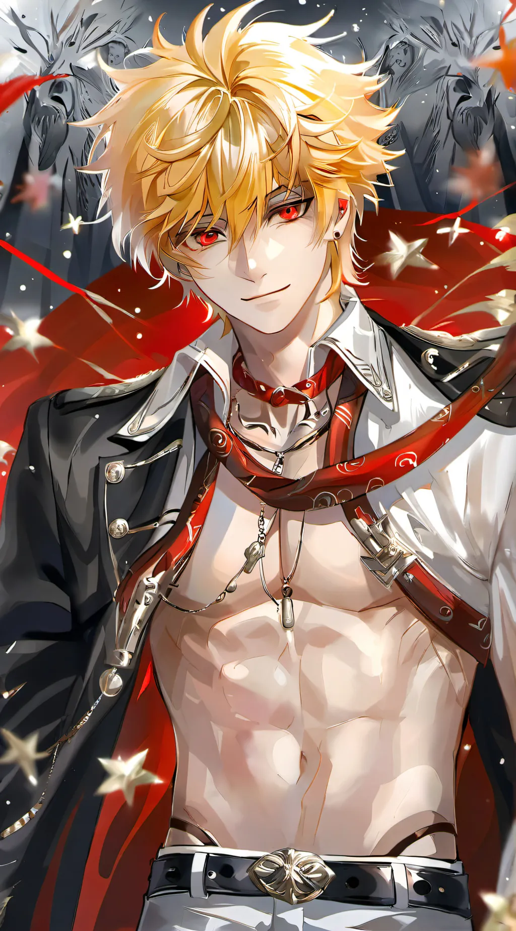 ai character: Bakugou x you background