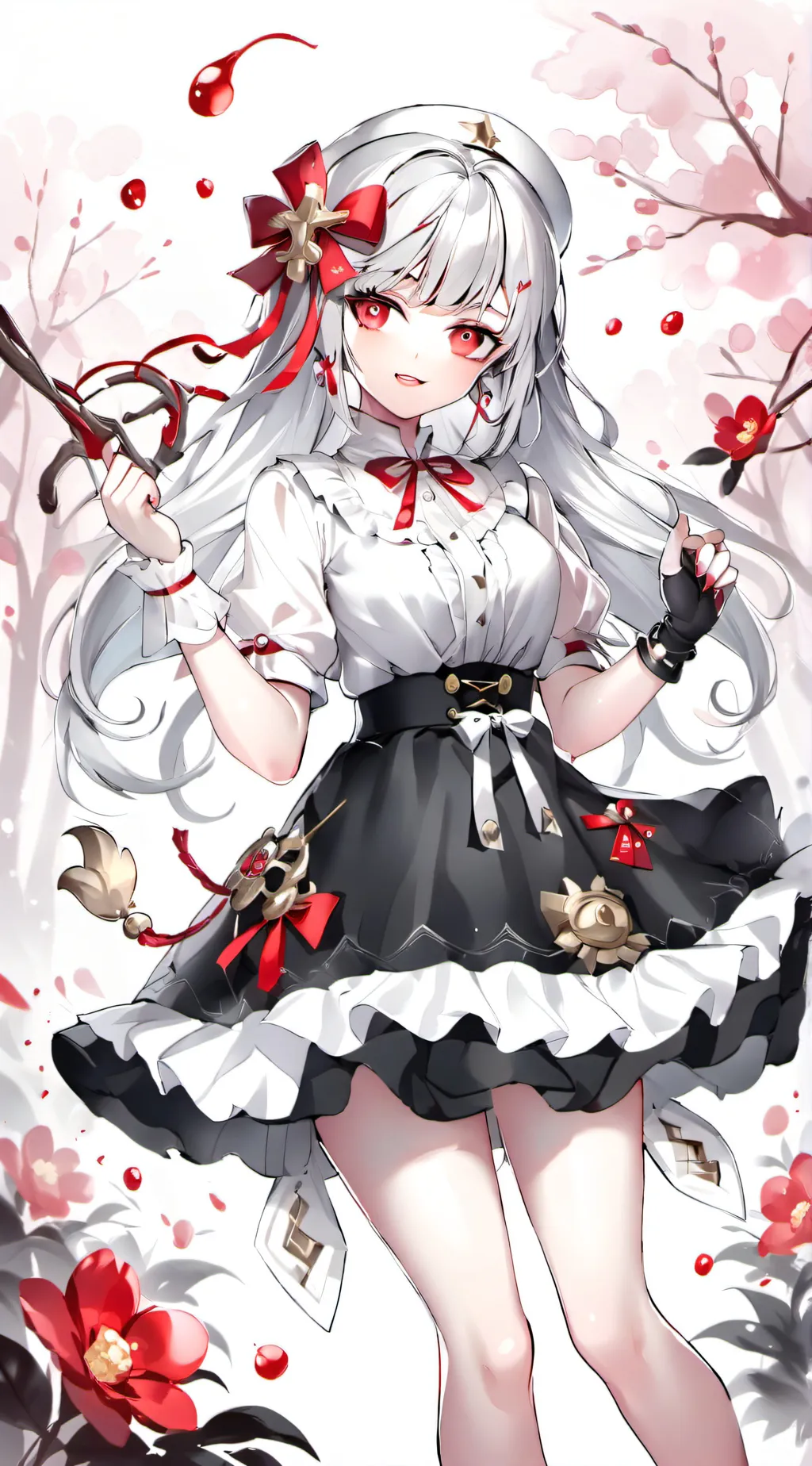 ai character: RUN!!!!!!!!  background