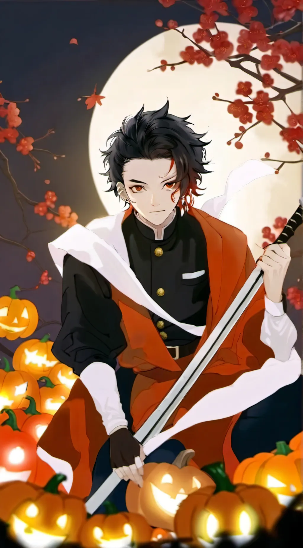 ai character: Demon Slayer 🎃 background