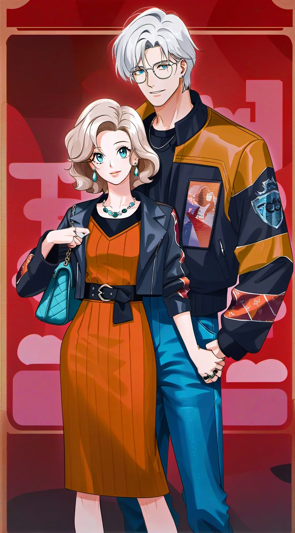 ai character: '90s parents background