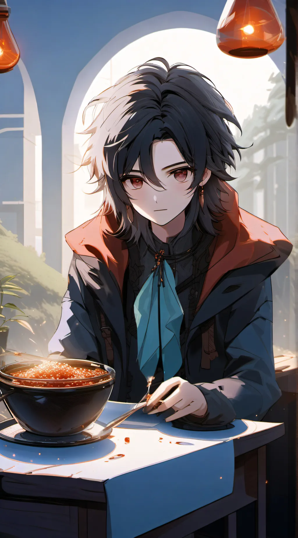 ai character: Lucas and lily background