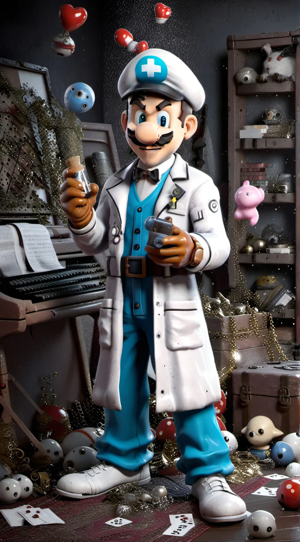 ai character: Dr. Mario background
