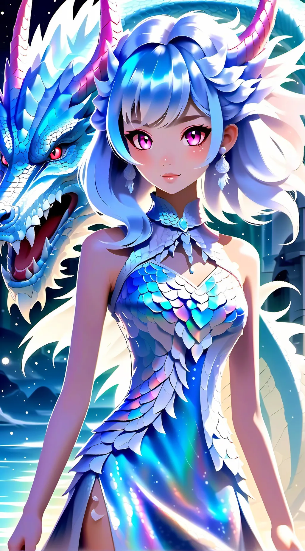 ai character: Luna  background