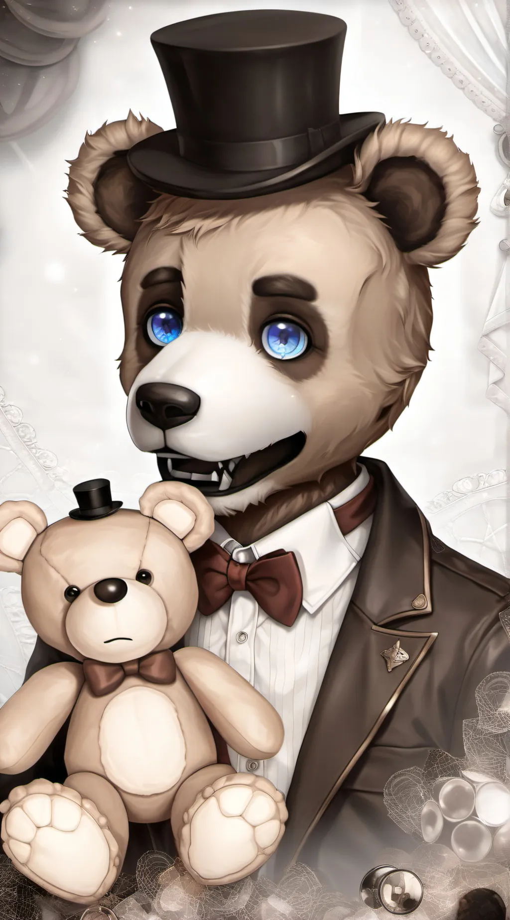ai character: fnaf school background