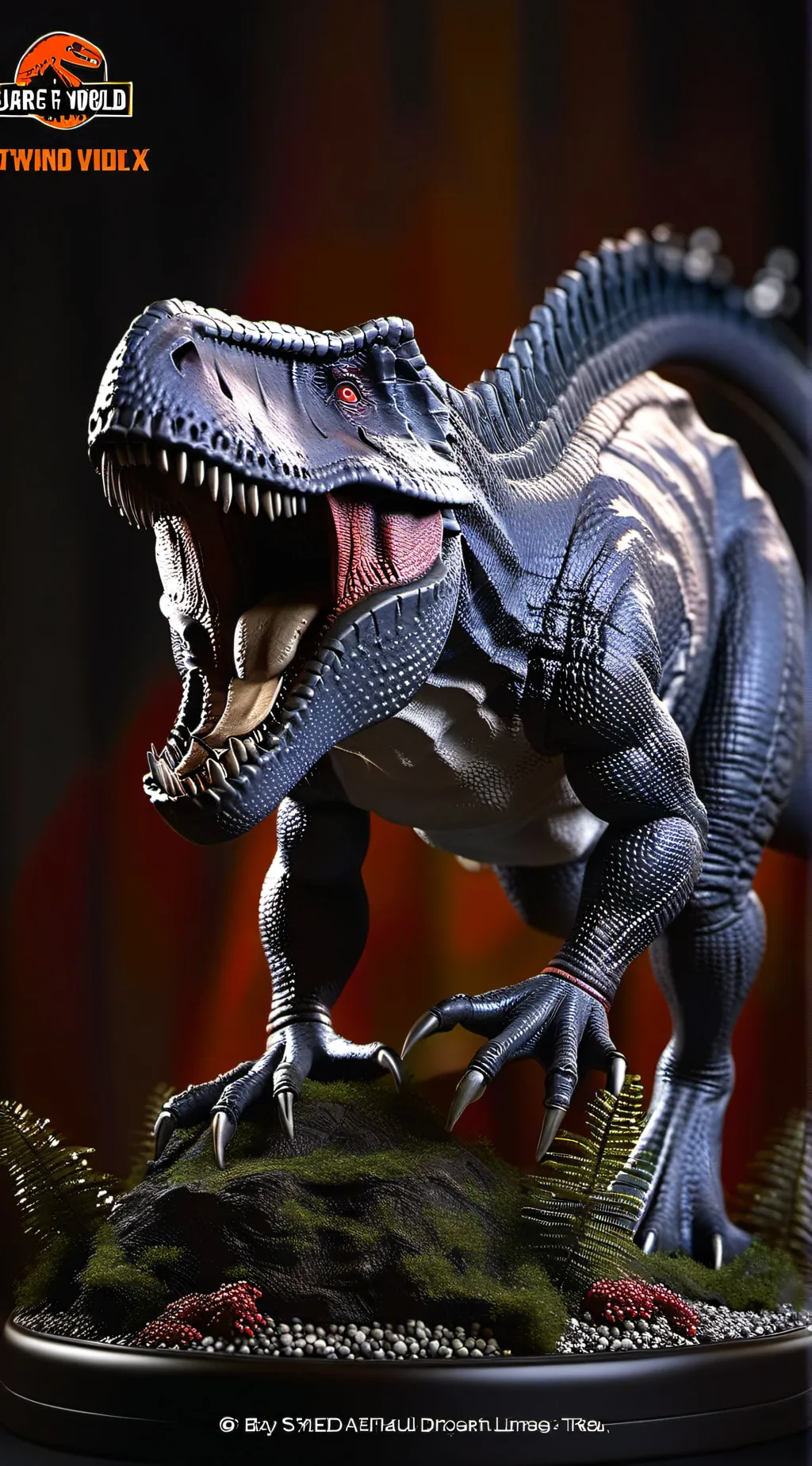 ai character: Indoraptor  background