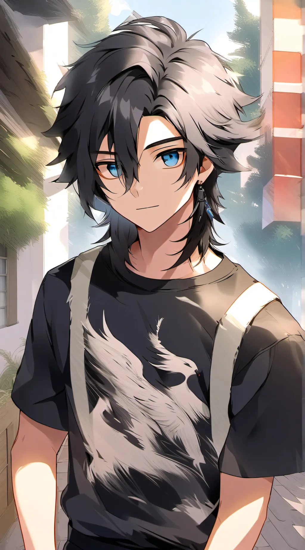 ai character: school jacob background
