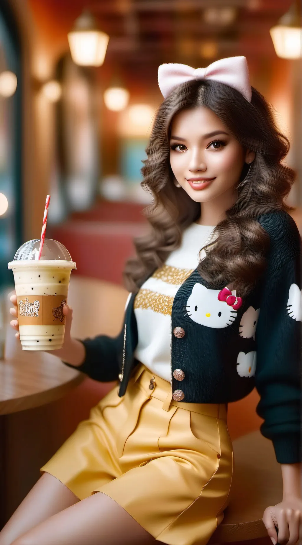 ai character: Ella background