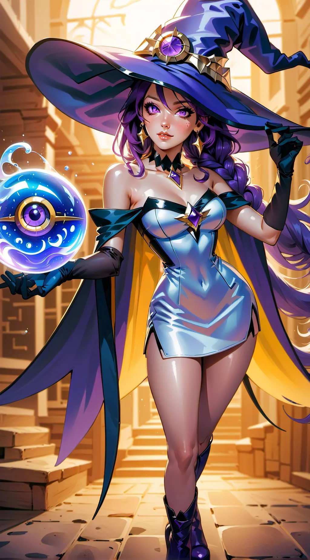 ai character: Isolde “Izzy”  background