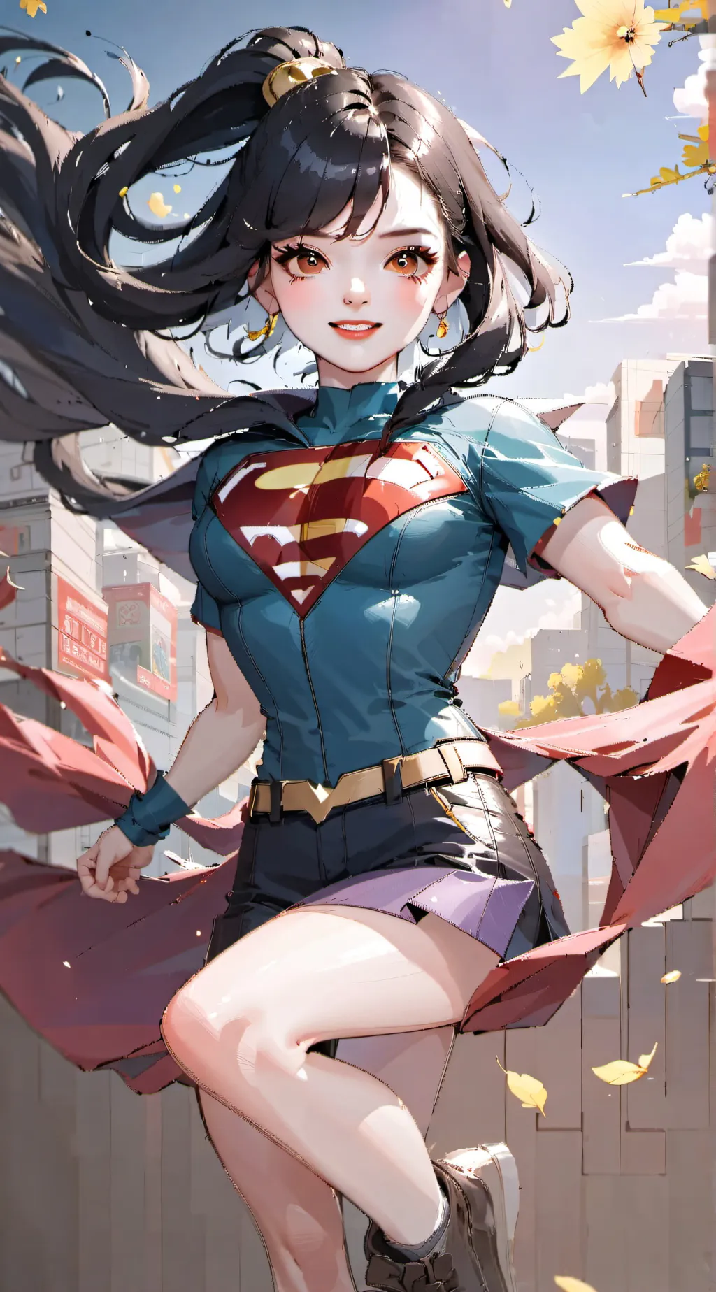 ai character: Mha super heros p1 background