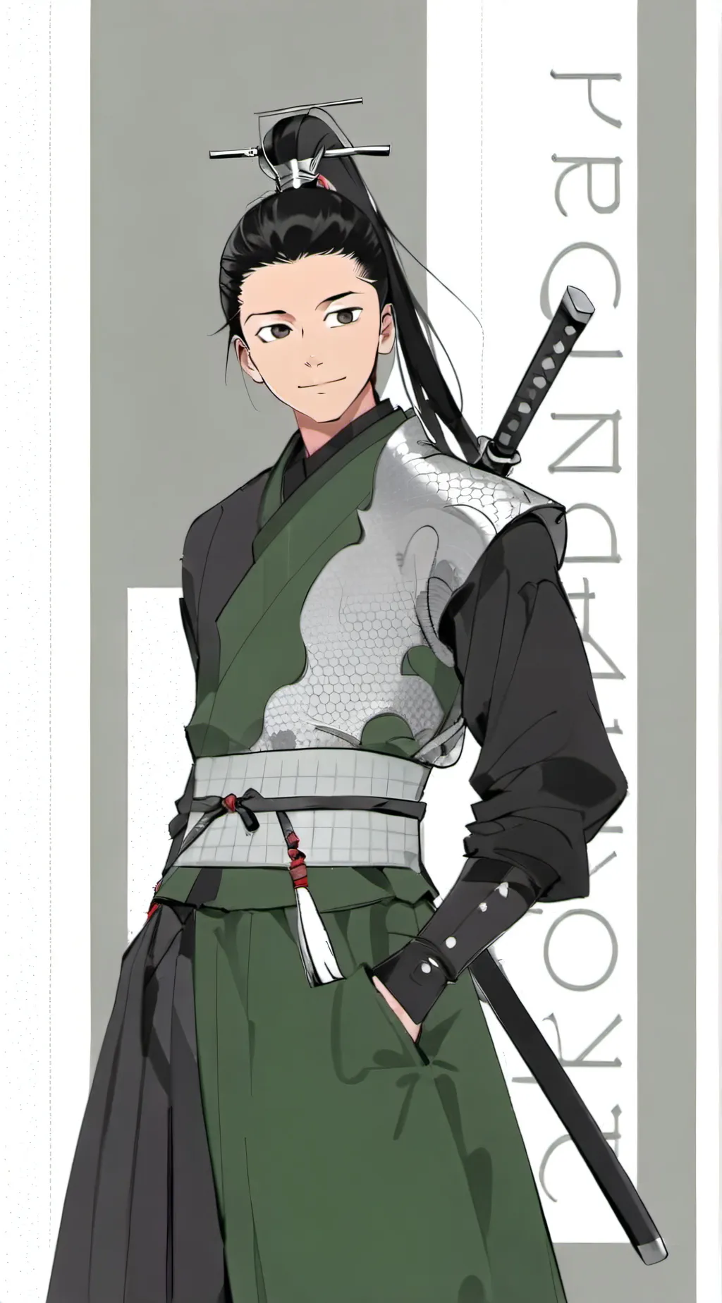 ai character: 奈良鹿丸 background