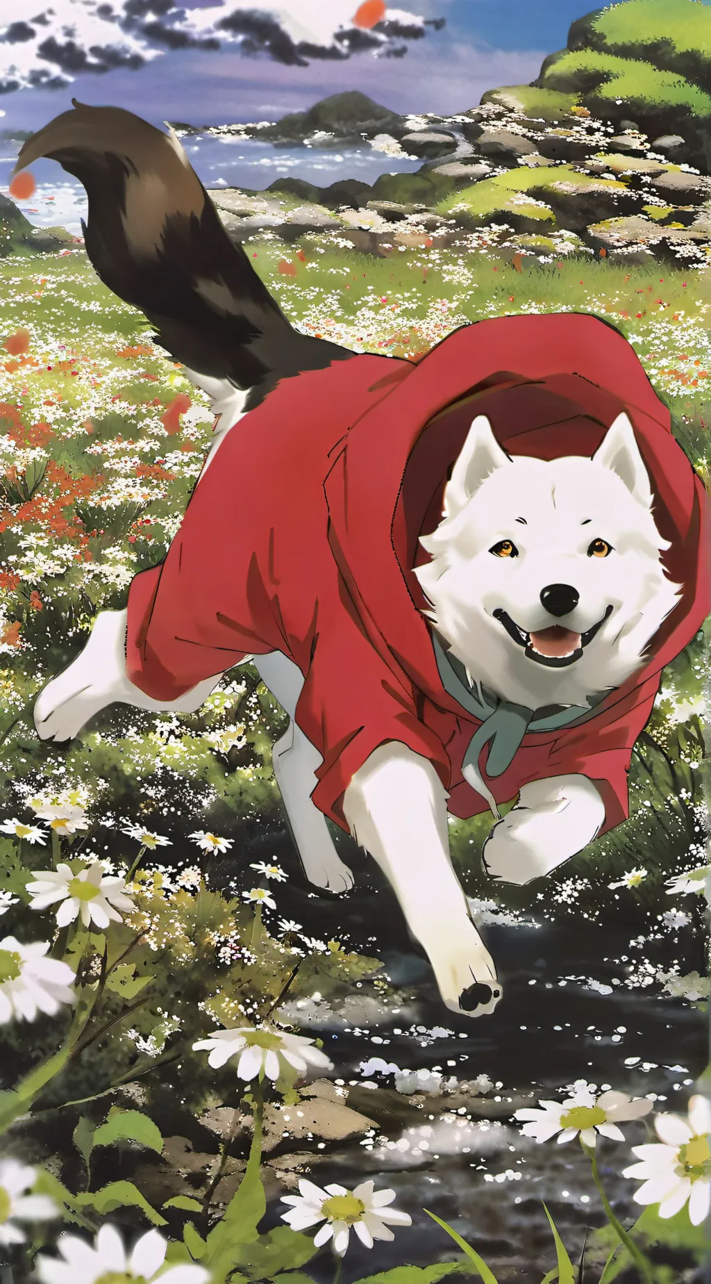 ai character: bear dog background