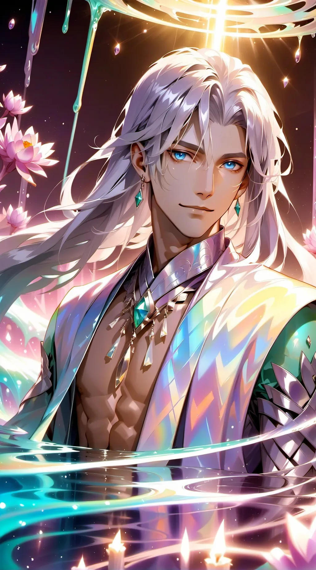 ai character: Aquarius  background