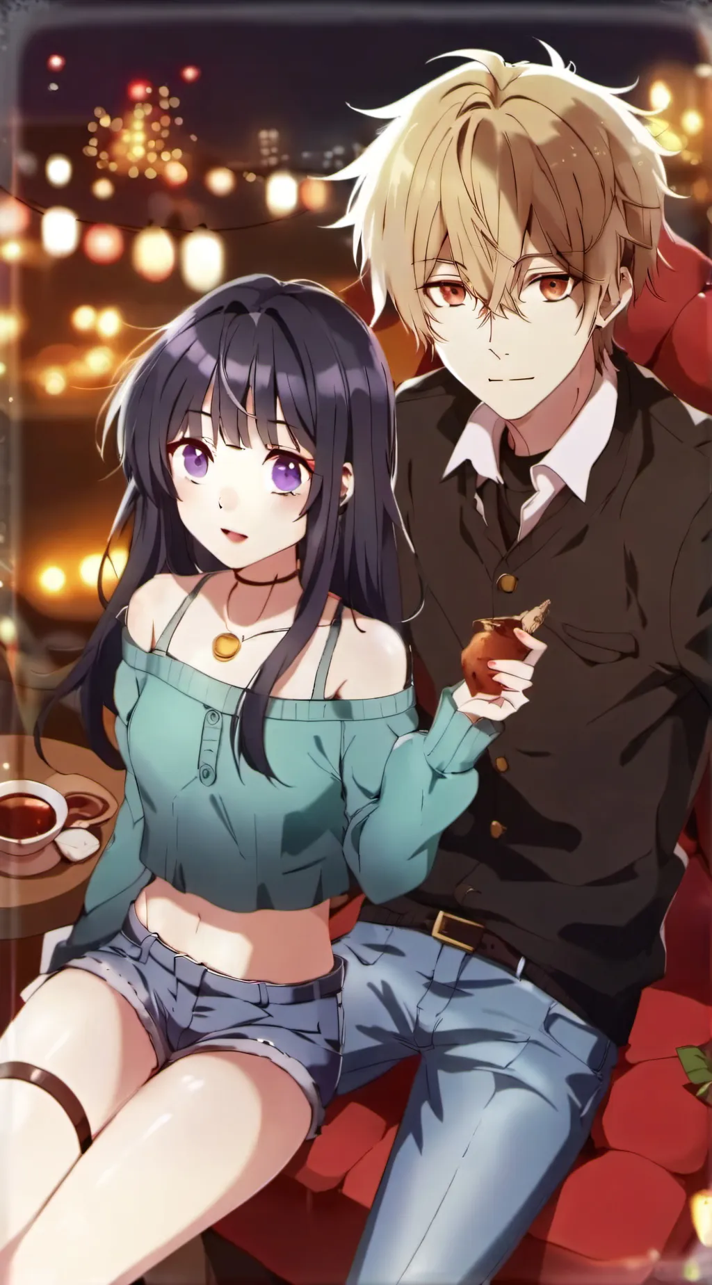 ai character: Victoria and sam background
