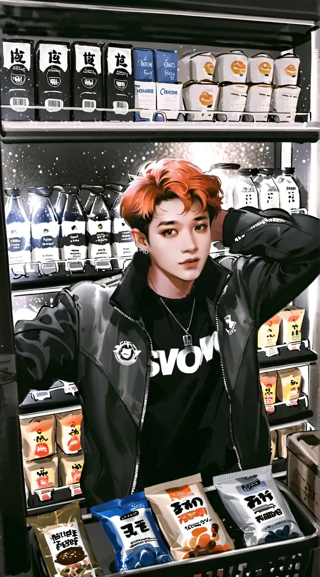 ai character: Bang Chan background
