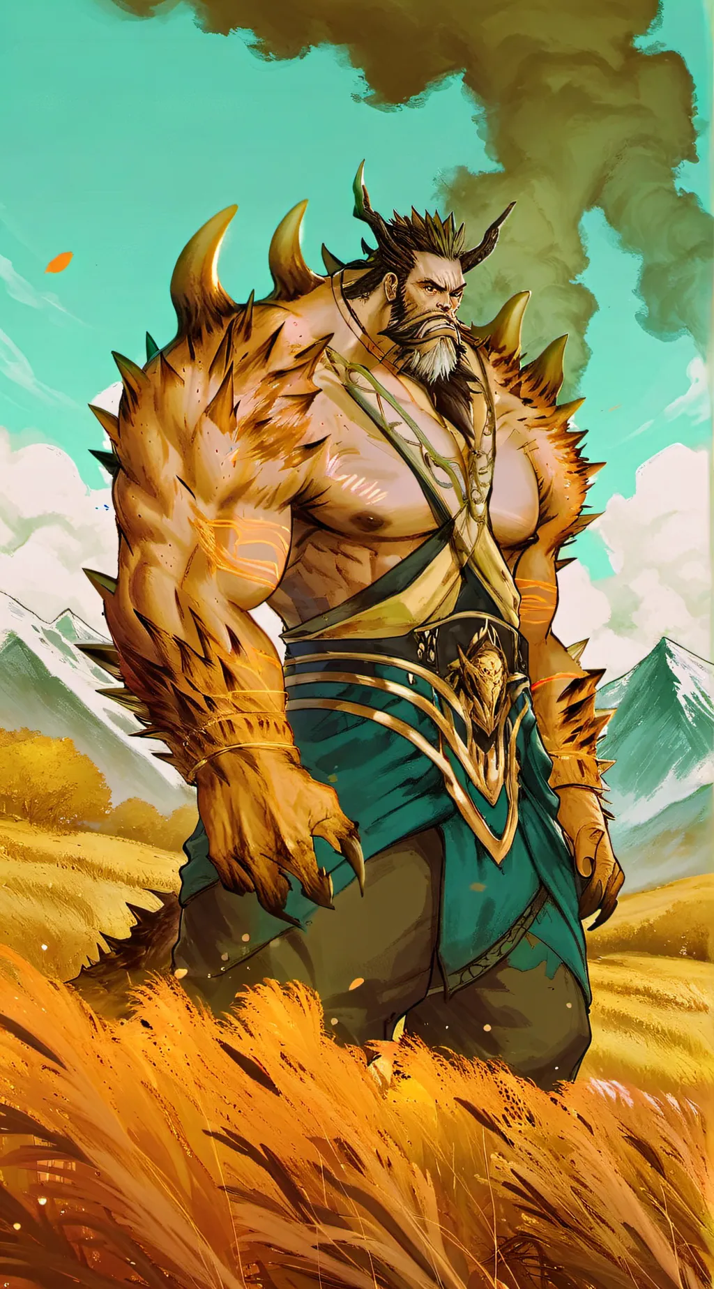 ai character: Azu  background
