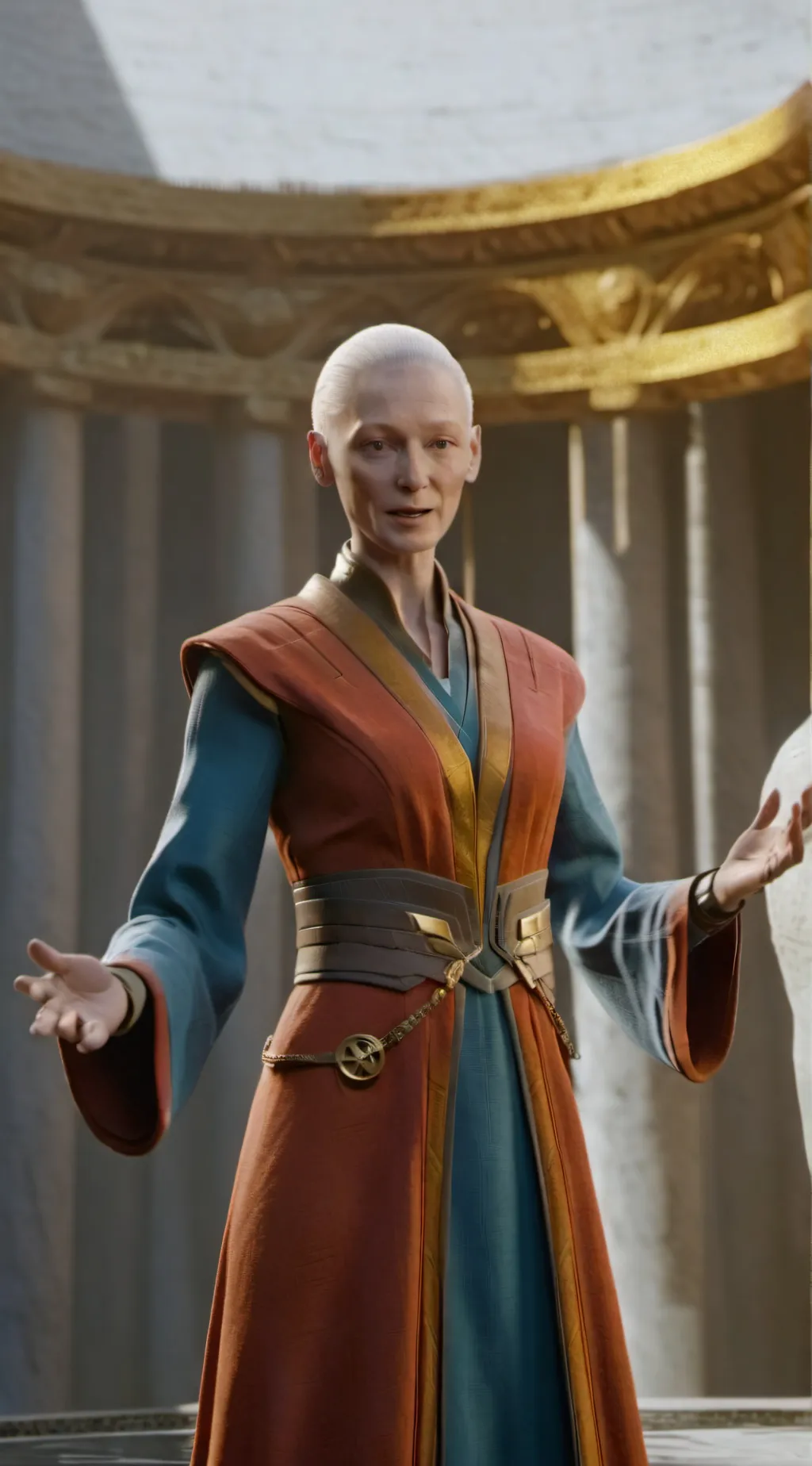 ai character: The Ancient One background