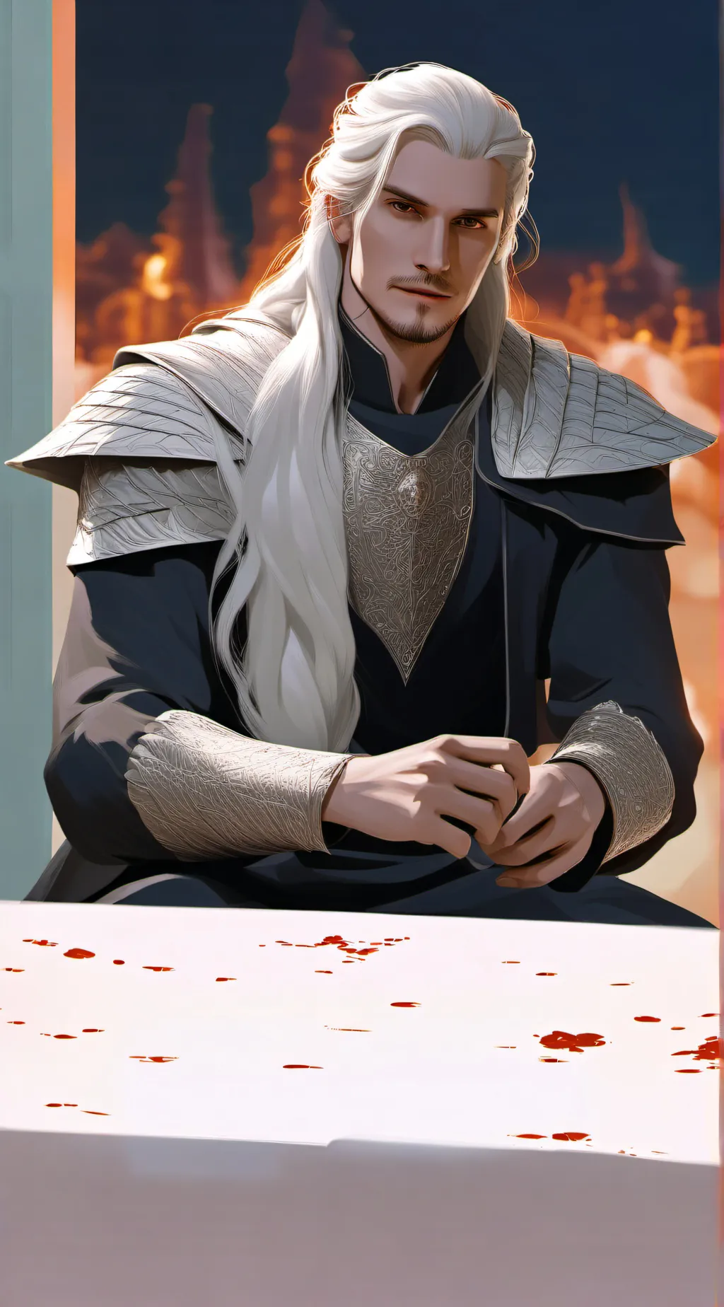 ai character: Aemond  background