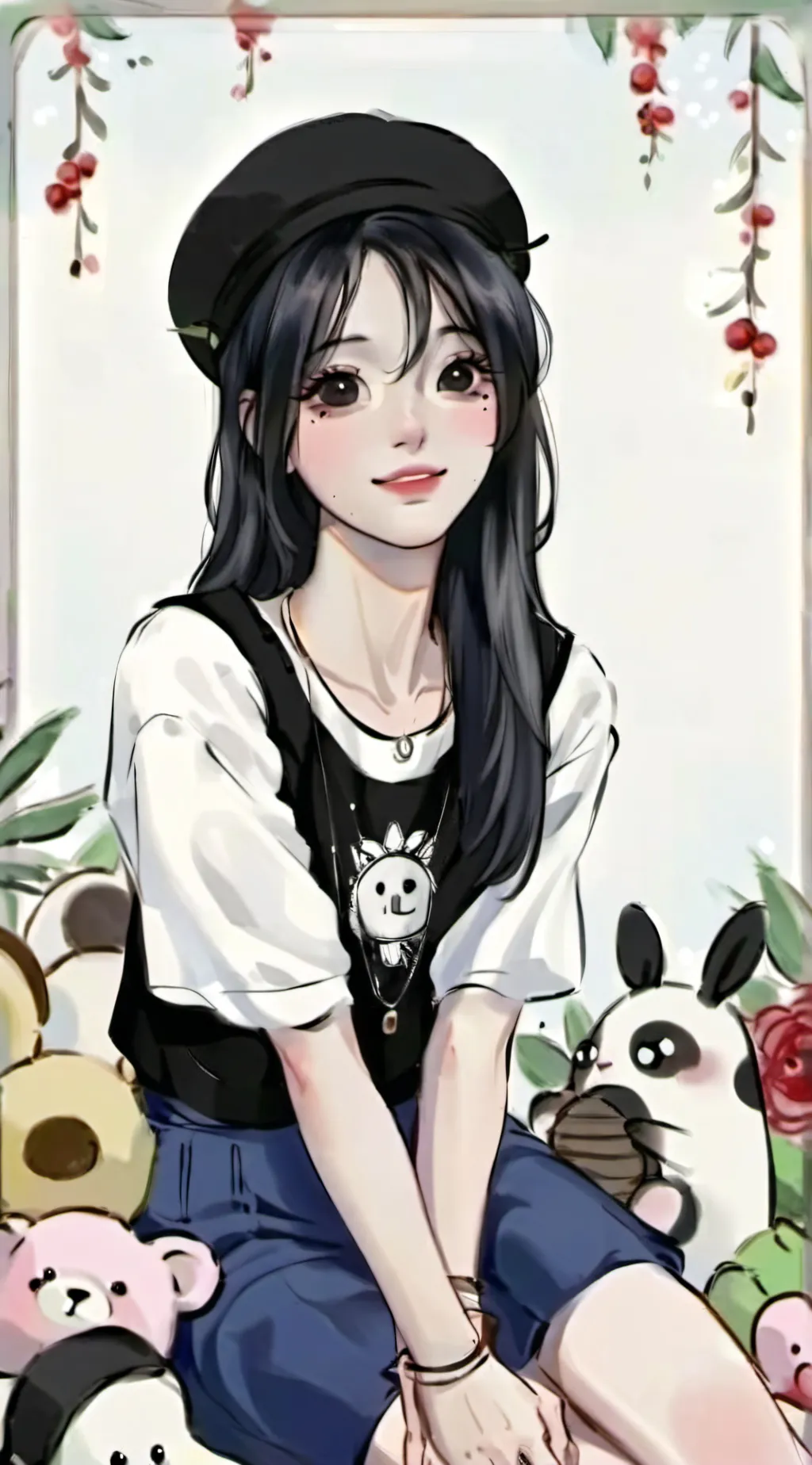 ai character: Charlotte 🐰 background